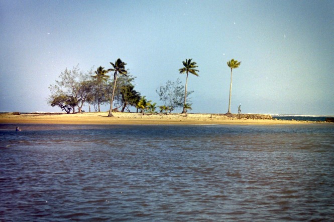 The little island outside the resort